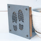 Hiking Boots Metal Sign, Metal Wall Decor, Recreation Symbols