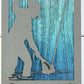 Fly Fisherman Metal and Art Wall Decor, Rustic Wall Decor, Fishing Art