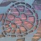 Rustic Wood and Metal Sea Turtle Home Decor