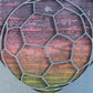 Soccer Metal and Wood Wall Decor, Sports Decor